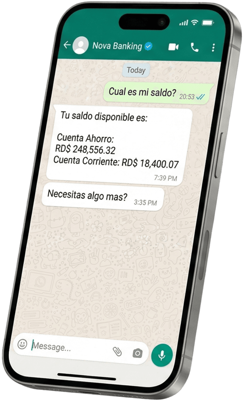 Nova WhatsApp Banking
